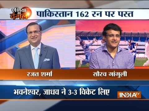 I'm not surprised at all that India skittled Pakistan for 162: Sourav Ganguly tells Rajat Sharma