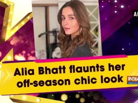 Alia Bhatt flaunts her off-season chic look