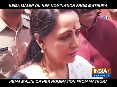 Lok Sabha Election 2019: Hema Malini reveals her vision after filing nomination from Mathura