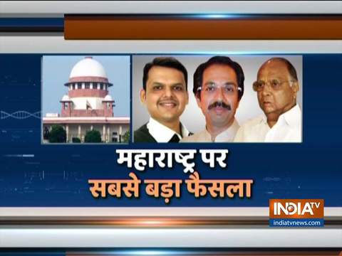 Maharashtra Government Formation: SC to pronounce order on floor test today