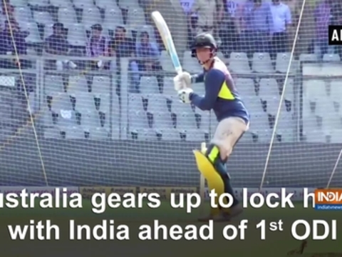 Australia gears up to lock horns with India ahead of 1st ODI