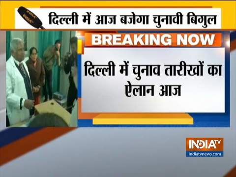 Delhi assembly poll dates to be announced today