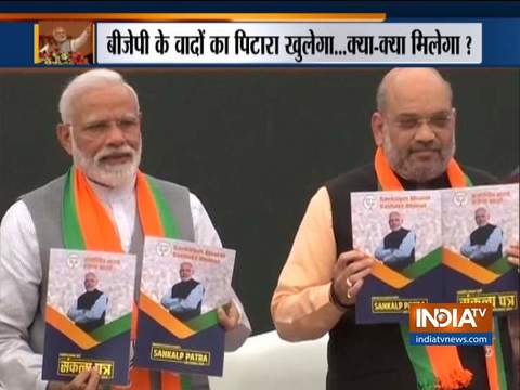 BJP releases their manifesto for Lok Sabha Election 2019