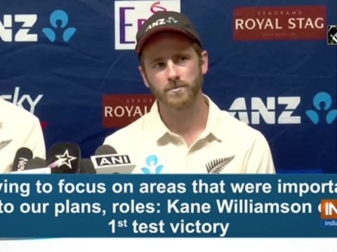 Trying to focus on areas that were important to our plans, roles: Kane Williamson on 1st test victory