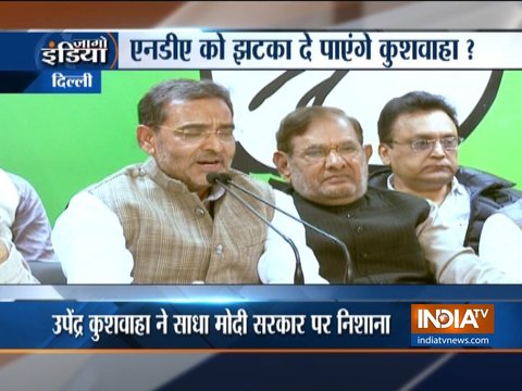 Ex-BJP minister Upendra Kushwaha joins Bihar grand alliance