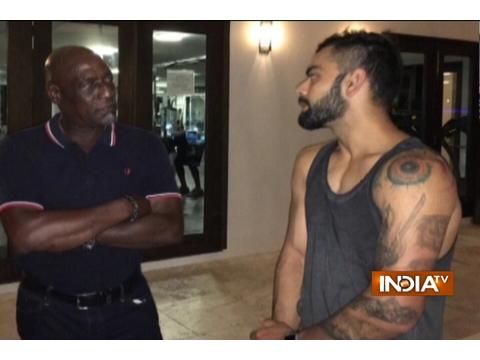 Cricket Ki Baat: Indian team meet West Indies legend Sir Vivian Richards ahead of Antigua Test