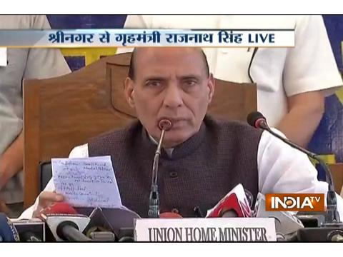 2228 police jawans, 1100 CRPF jawans and 2259 civilians were injured during protests in Kashmir: Rajnath Singh