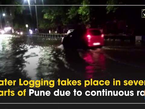 Water Logging takes place in several parts of Pune due to continuous rain