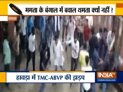 West Bengal: ABVP, TMC clash in Howrah college