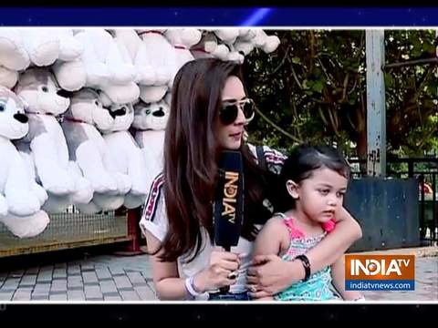 Chahat Khanna's fun day out with SBAS