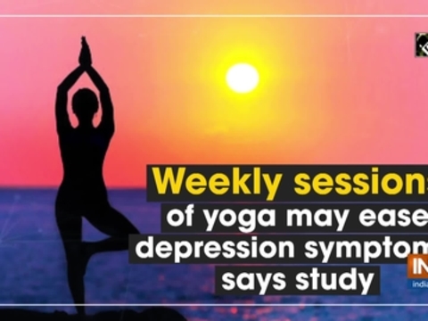 Weekly sessions of yoga may ease depression symptoms, says study