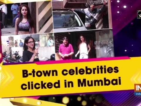 B-town celebrities clicked in Mumbai