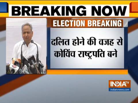 LS polls 2019:Ram nath Kovind made President for caste equations,says Ashok Gehlot