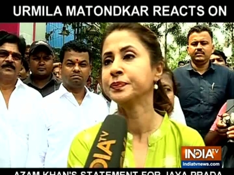 One must respect women, party and everything else should be secondary: Urmila Matondkar on Azam Khan's remark