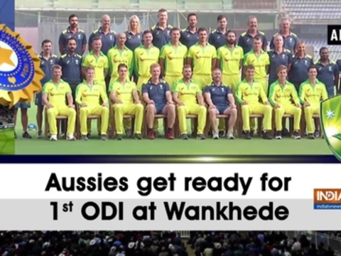 Aussies get ready for 1st ODI at Wankhede