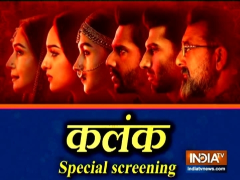 Kalank movie special screening: Watch which Bollywood celebrity graced the movie screening