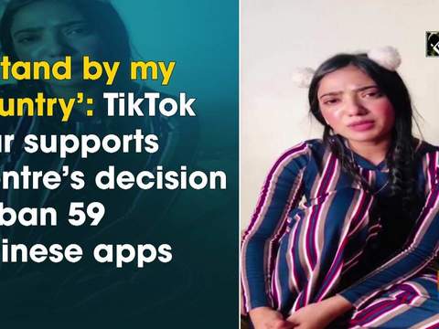 'I stand by my country': TikTok star supports Centre's decision to ban 59 Chinese apps