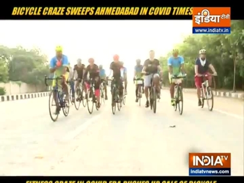 Coronavirus pandemic leads to bicyle boom in Ahmedabad