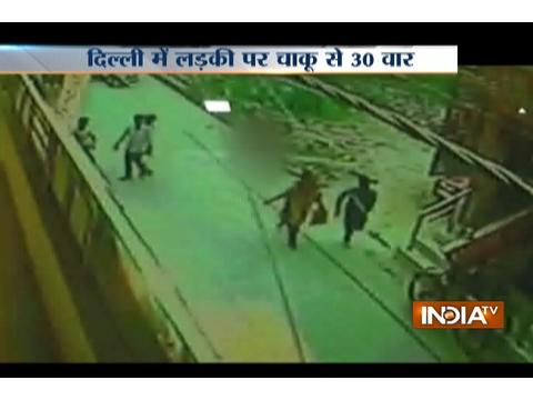 Caught On Camera: Biker stabs girl to death at Burari area of Delhi