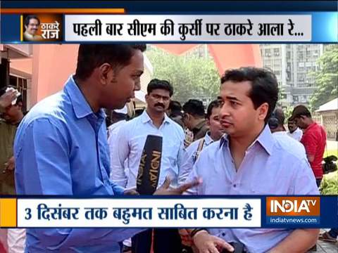 Nitesh Rane takes a dig at Uddhav Thackeray ahead of his oath ceremony tomorrow