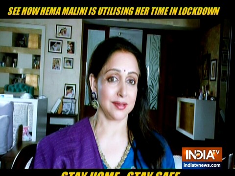 What is Bollywood's 'dream girl' Hema Malini doing during the coronavirus lockdown?