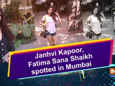 Janhvi Kapoor, Fatima Sana Shaikh spotted in Mumbai