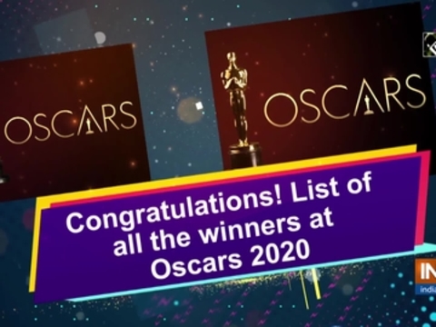 Congratulations! List of all the winners at Oscars 2020