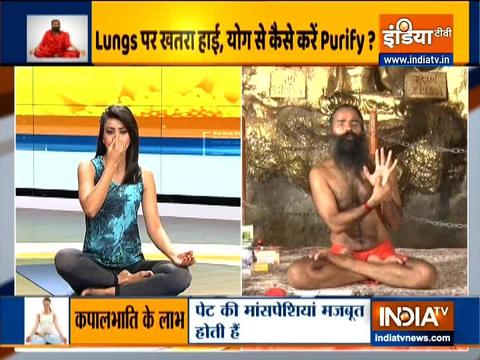 Treat fatty liver and prevent kidney failure with Swami Ramdev's yoga asanas