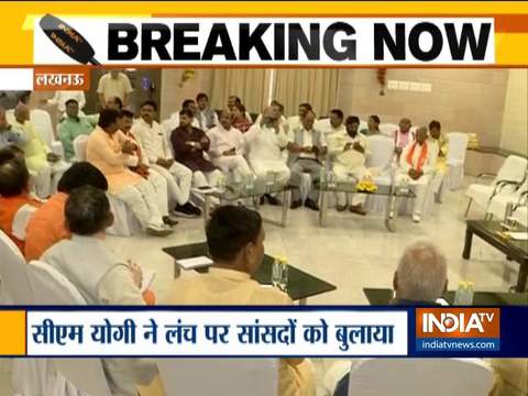 CM Yogi Adityanath holds meeting with UP MPs following LS Polls victory