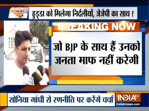 Deepender Singh Hooda asks Dushyant Chautala for party support