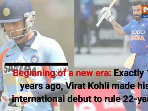 Exactly 11 years ago, Virat Kohli made his international debut to rule 22-yards