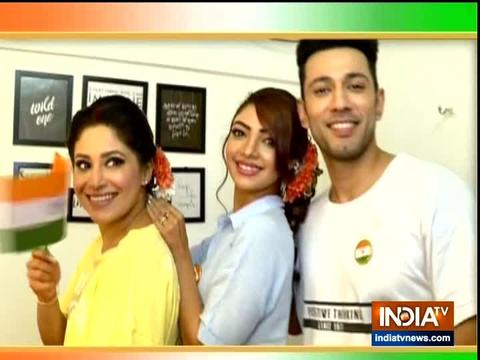 TV celebs celebrate Republic Day with SBAS team