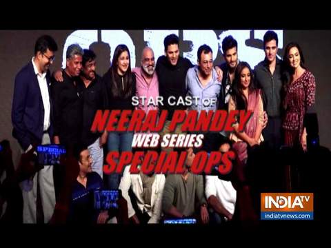 The special star cast of Neeraj Pandey's web series 'Special OPS' interacts with media