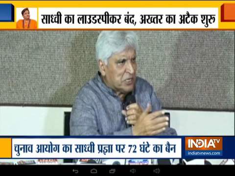 Javed Akhtar lashes out at BJP for giving ticket to Sadhvi Pragya to contest election from Bhopal