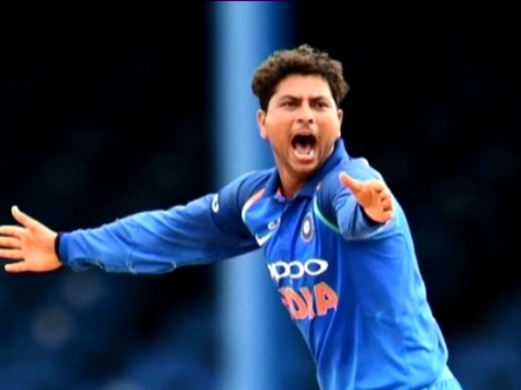 Kuldeep Yadav becomes first Indian to take 2nd international hat-trick