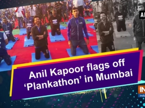 Anil Kapoor flags off 'Plankathon' in Mumbai