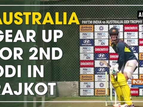 Australia gear up for 2nd ODI in Rajkot