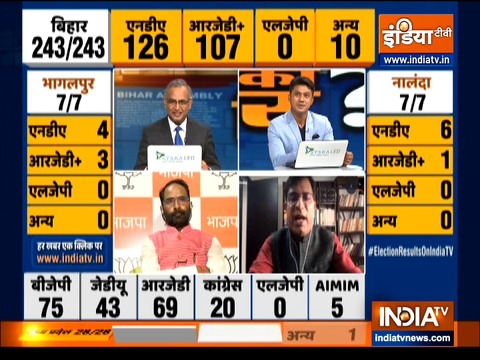 Bihar Result: Counting to continue till late evening, as NDA take lead against Mahagathbandhan