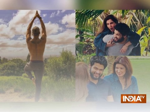 10 best Instagram pictures of Blank Movie Actor Karan Kapadia with Twinkle Khanna & family