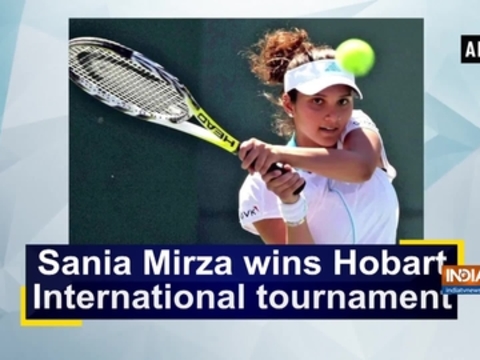 Sania Mirza wins Hobart International tournament