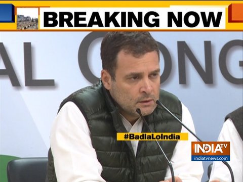 Pulwama Attack: Opposition stands with government, security forces, says Rahul Gandhi