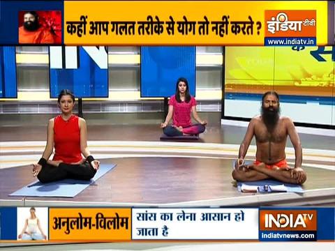 Know the right method of doing pranayama including Kapalbhati from Swami Ramdev