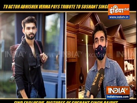 TV actor Abhishek Verma pays tribute to Sushant Singh Rajput