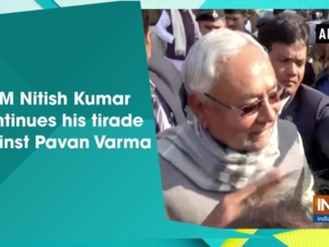 CM Nitish Kumar continues his tirade against Pavan Varma