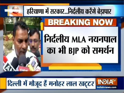 Gopal Kanda, Dharam Pal Yadav, other MLAs give support to BJP