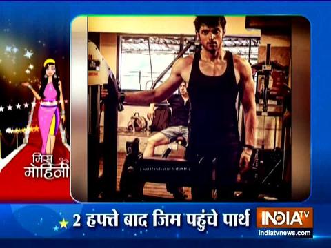 Parth Samthan sweats it out at the gym