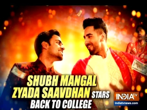 Shubh Mangal Zyada Saavdhan stars visit Mumbai college