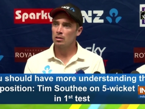 You should have more understanding than opposition: Tim Southee on 5-wicket haul in 1st test