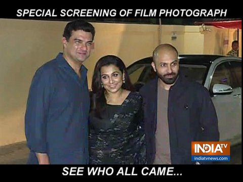 Photograph Special Screening: Sanya Malhotra, Nawazuddin Siddiqui, Vidya Balan & others attend