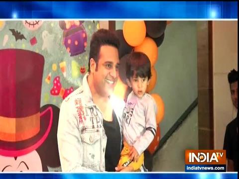 TV star kids attend the birthday party of Karanvir Bohra's twins.